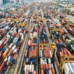 DGFT export policy: Container terminal at Nhava Sheva port near Mumbai illustrating India's export trade