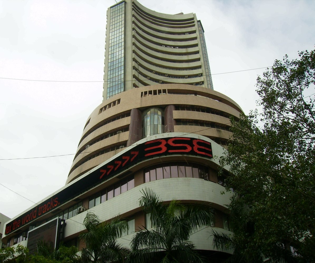 India FDI downstream investment: Bombay Stock Exchange building in Mumbai, India