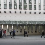 Entrance to the OPEC Secretariat headquarters in Vienna, Austria