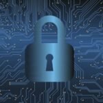 OpenAI Hugging Face security incident: A padlock over a circuit board, representing computer security