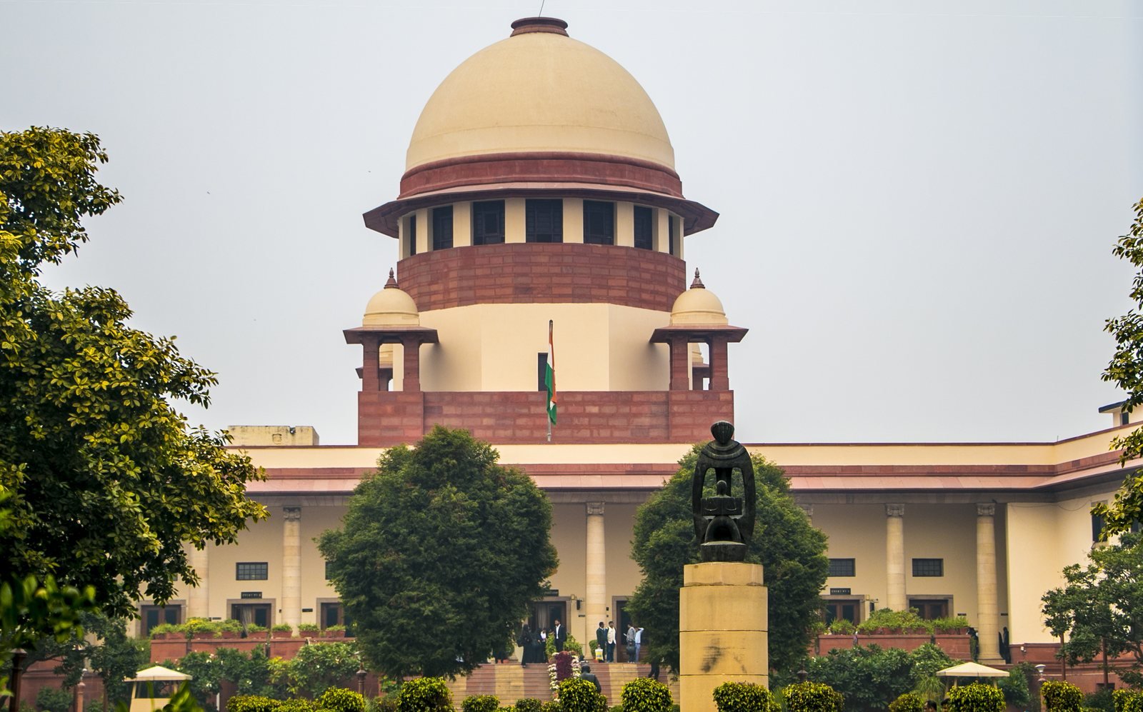 Central wing of the Supreme Court of India building in New Delhi