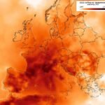 Western Europe hottest June 2026: Copernicus map of surface air temperature anomalies across Europe